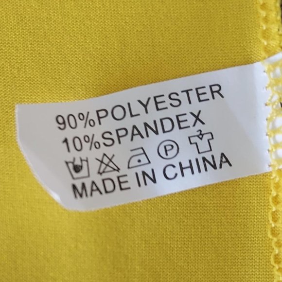 Woman's Bikini Cover Up Spaghetti Straps Backless Beach Dress Small Yellow NWOT - Picture 6 of 6